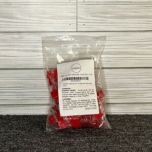 Clear Self-Adhesive Cable Wire Clips 100 Pieces